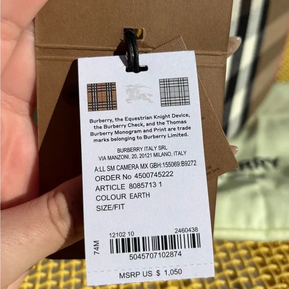 NWT Burberry Camera Crossbody - Picture 5 of 13